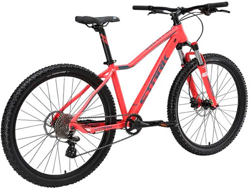 Велосипед женский горный Stark Viva 273 HD рама 145 коралловыйсерый HQ-0014223