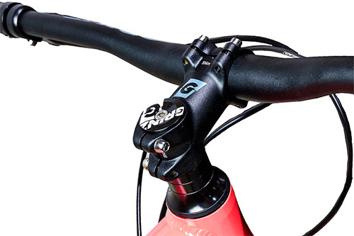 Велосипед женский горный Stark Viva 273 HD рама 145 коралловыйсерый HQ-0014223