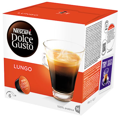 

Кофе капсульный Nescafe Dolce Gusto, Кофе Лунго