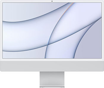 Моноблок Apple iMac 24'' (Z12R000AS) серебристый