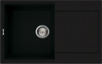 

Кухонная мойка Elleci, EASY 300 granitek (40) full black LGY 30040