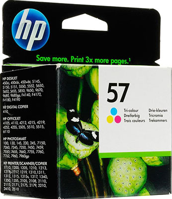 

Картридж HP, C 6657 AE (№57) цветной