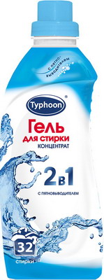 Гель для стирки 2 в 1 с пятновыводителем Тайфун 392609 фото