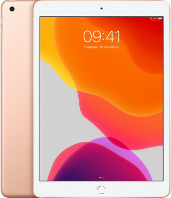 

Планшет Apple, iPad (2019) 10 2'' Wi-Fi 32 ГБ золотой (MW762RU/A)