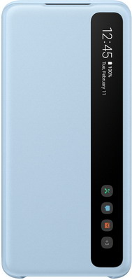 

Чехол (клип-кейс) Samsung, S20 (G980) ClearView l.blue EF-ZG980CLEGRU