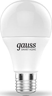 

Умная светодиодная лампа GAUSS Smart Home DIM E27 A60 8.5 Вт 2700К 1050112