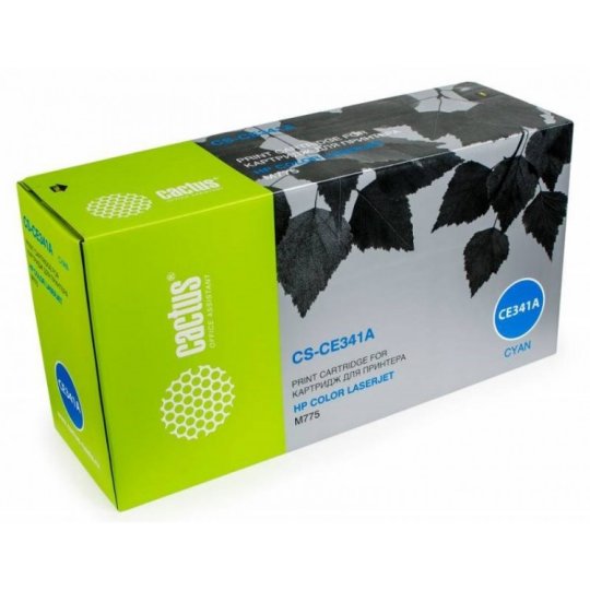 

Картридж лазерный Cactus CS-CE341A CE341A голубой (16000стр.) для HP CLJ M775