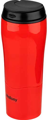 Термокружка-непроливайка  Mallony MAGNIFICO, 480мл (106044) красная