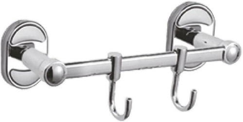 Изображение товара Планка с крючками для полотенец D-Lin D289700-2 хром современный стиль нержавеющая сталь