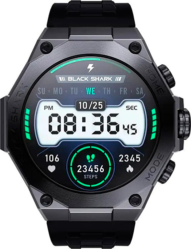 

Смарт-часы Black Shark BS-S1 Pro Black, 1.43 AMOLED (1746772)