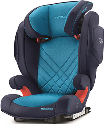 Автокресло Recaro Monza Nova 2 Seatfix гр. 2/3 расцветка Xenon Blue автокресло группа 2 3 15 36 кг recaro monza nova 2 seatfix xenon blue