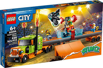 Конструктор Lego CITY Грузовик для шоу каскадёров 60294 lego city океан мини подлодка 60263