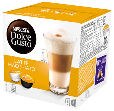 

Кофе капсульный Nescafe Dolce Gusto, Латте Макиато