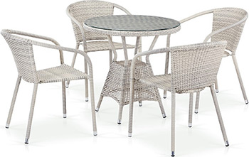 

Комплект мебели Афина, T 705 ANT/Y 137 C-W 85 4Pcs Latte