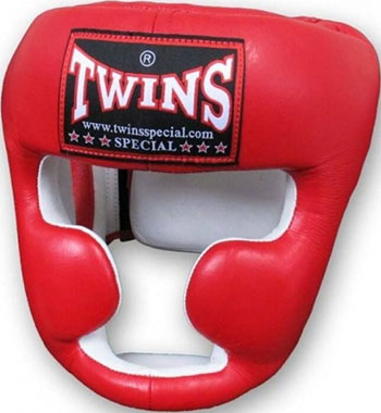 

Шлем боксерский Twins, (кожа) (красный) размер L HGL-6-red-L