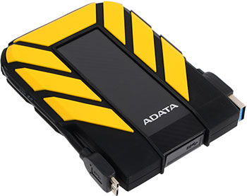

Внешний накопитель (SSD) Adata USB 3.0 1Tb AHD710P-1TU31-CYL HD710Pro DashDrive Durable 2.5 черный/желтый