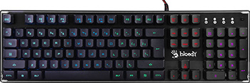 

Клавиатура игровая проводная A4Tech Bloody B180R черный