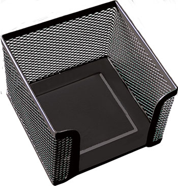 Подставка для бумажного блока Brauberg ''Germanium'' металлическая 78х105х105мм черная 231944