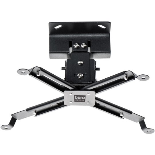 

Кронштейн для проектора Buro PR07-B черный макс.12кг потолочный поворот и наклон