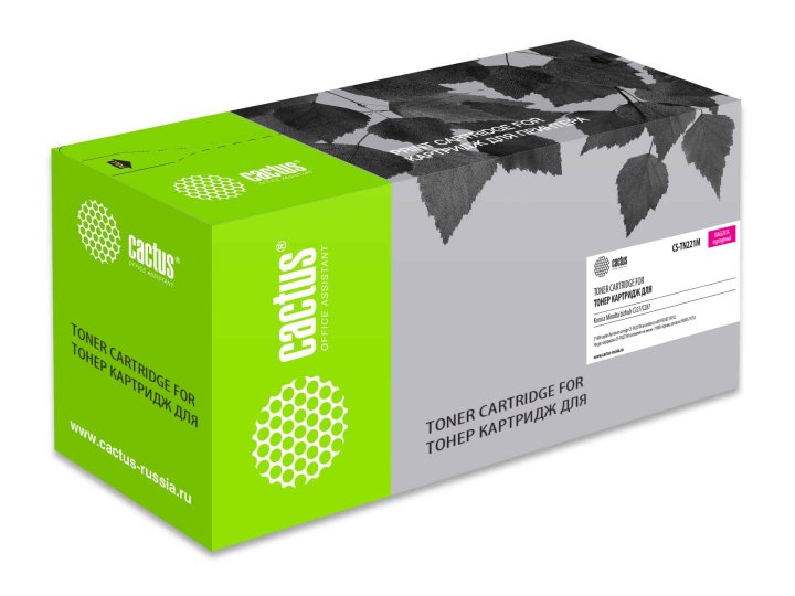 

Картридж лазерный Cactus CS-TN221M TN-221M пурпурный (21000стр.) для Konica Minolta bizhub C227/C287