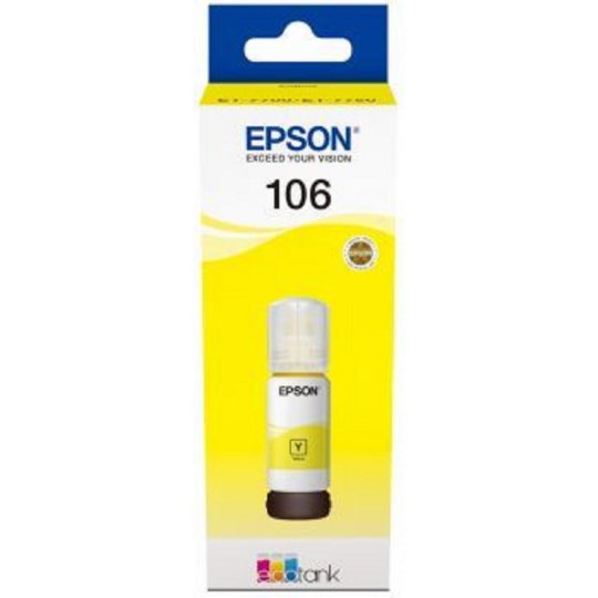 

Картридж струйный Epson 106Y C13T00R440 желтый (1900стр.) (70мл) для L7160/7180