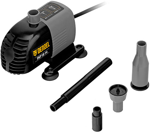 Насос фонтанный Denzel FNP18-14 18 Вт подъем 14 м 750 лч колокольчиккаскад