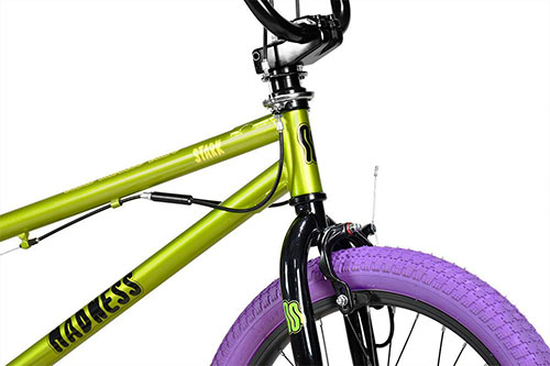 Велосипед Stark Madness BMX 3 HQ-0014146 зеленый металликчерный зеленыйфиолетовый