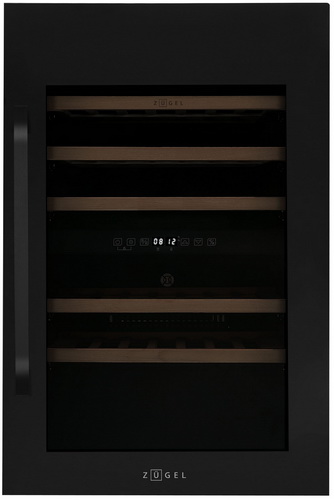 

Встраиваемый винный шкаф Zugel ZCWI570DB, Черный