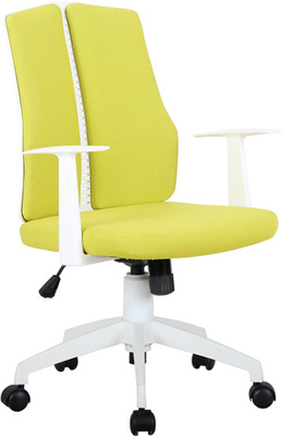 Кресло Tetchair LITE белый ткань зеленый 102