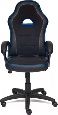 

Кресло Tetchair, SHUMMY (кож/зам ткань черный синий PU 36-6/PU 36-39/3K-11)