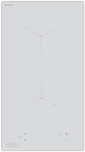 

Электрическая варочная панель Zugel ZIH293W, белая, Белый