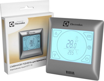 

Сменная панель для терморегулятора Electrolux, ETT-16 серебристая