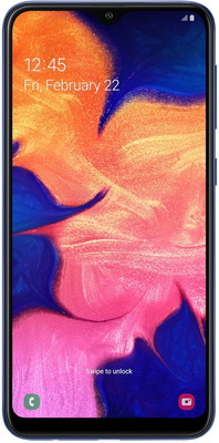 

Смартфон Samsung, Galaxy A10 32GB SM-A105F (2019) синий