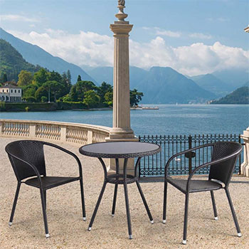 

Комплект мебели Афина, T 282 ANS/Y 137 C-W 53 Brown 2Pcs