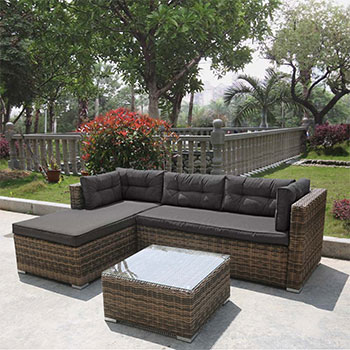 

Комплект мебели Афина, AFM-302 Brown/Grey