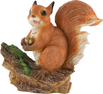 

Фигурка садовая Park Белочка с орешком на пне H-25см 169348