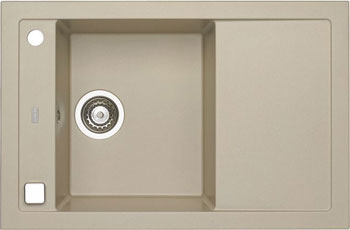 

Кухонная мойка Alveus, FORMIC 30 GRANITAL PEBBLE G02M 760X500 1X с сифоном 1127749 (1108028)