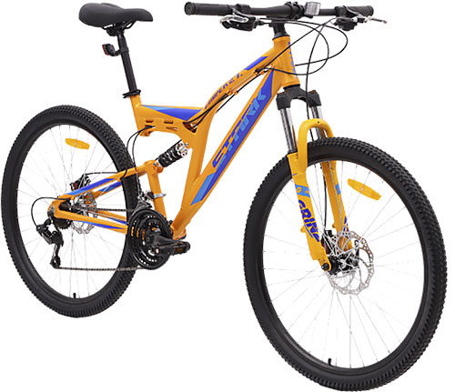 Велосипед Stark Jumper FS 271 D оранжевыйголубойсиний 18 HQ-0014124