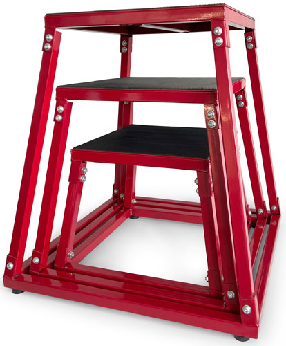 

Комплект тумб (плиобокс) Unix Fit PRO для прыжков, 3 шт (PBSET3PRD), Черный/красный