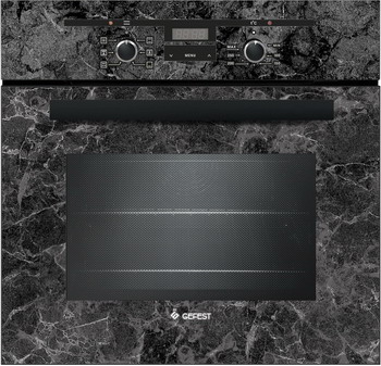 

Электрический духовой шкаф Gefest ЭДВ ДА 622-02 К53, Черный с рисунком "мрамор"