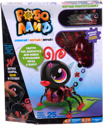 

Игрушка 1 Toy, РобоЛайф Божья Коровка (модель для сборки) 3*АG13 бат (входят) 20х25х4 Т16239