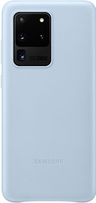 

Чехол (клип-кейс) Samsung S20 Ultra (G988) LeatherCover l.blue EF-VG988LLEGRU