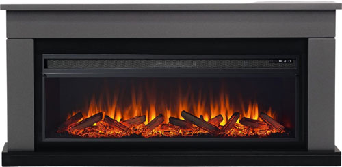 

Каминокомплект Elekam Bolton, с очагом Pulsar 60, графит грей с черным