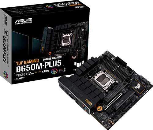 

Материнская плата Asus TUF GAMING B650M-PLUS (AM5, mATX )
