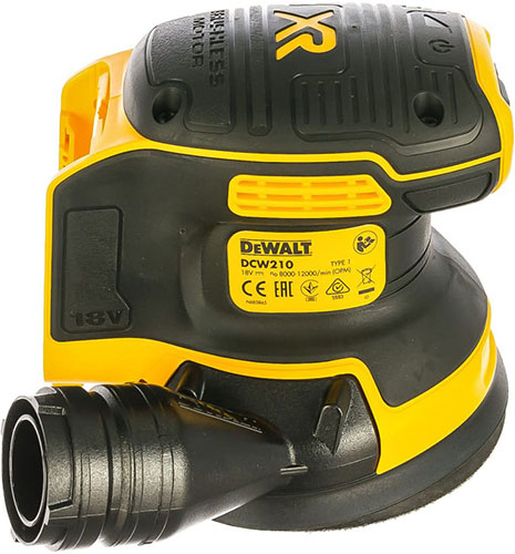 Орбитальная шлифовальная машина DeWalt 18 В, XR DCW210N-XJ