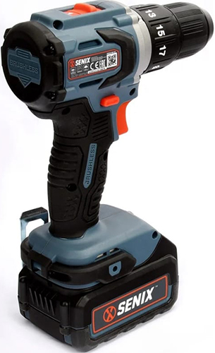Дрель-шуруповерт Senix X2 20В 60 Нм 1х4Ач ЗУ кейс PDDX2-M2-EU SET