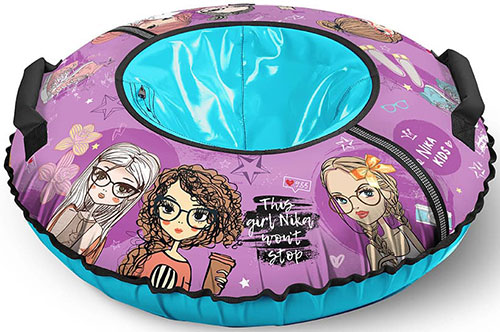 

Тюбинг Ника Игрушка, с круговым дизайном селфи (ТБ3К-70), Разноцветный