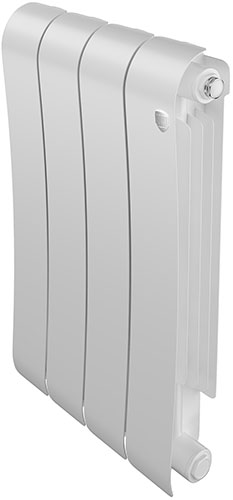 

Радиатор биметаллический Royal Thermo Infinity 500 Bianco Traffico, 4 секции, Белый