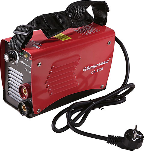 

Сварочный инвертор Энергомаш СА-250И, 250А, ПВ 60%, 170-250В (HotStart/AntiStick/ArcForce)