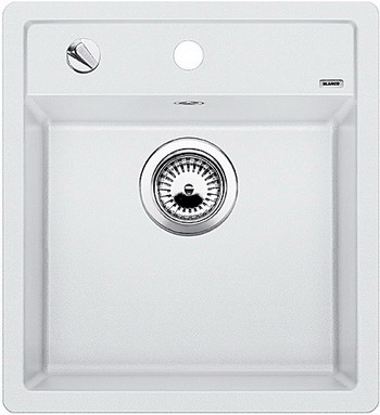 

Кухонная мойка Blanco, DALAGO 45-F SILGRANIT белый с клапаном-автоматом